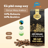 Cà phê nguyên chất AGRIHIGHLAND Đà Lạt Misty Arabica 70% Robusta và 30% Arabica